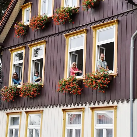 Vendégház Hotelpension Am Kurpark